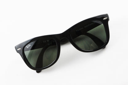 【山下智久さん着用】Ray-Ban 折りたたみ サングラス RB4105 601 50サイズ Wayfarer FOLDING フォールディング ウェリントン レイバン 正規品