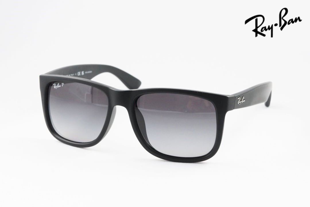 Ray-Ban 偏光 サングラス JUSTIN RB4165-F 622/T3 スクエア 偏光レンズ ジャスティン レイバン 正規品