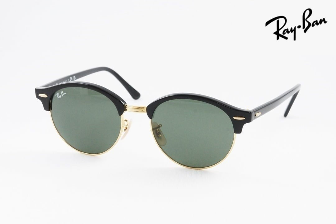 【仲里依紗さん着用】Ray-Ban サングラス RB4246 901 51サイズ CLUBROUND サーモント ブロー ボストン クラブラウンドレイバン 正規品