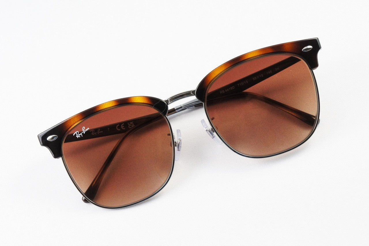 Ray-Ban サングラス RB4418D 710/13 56サイズ ウェリントン CLUBMASTER クラブマスター サーモント ブロー クラシカル レイバン 正規品