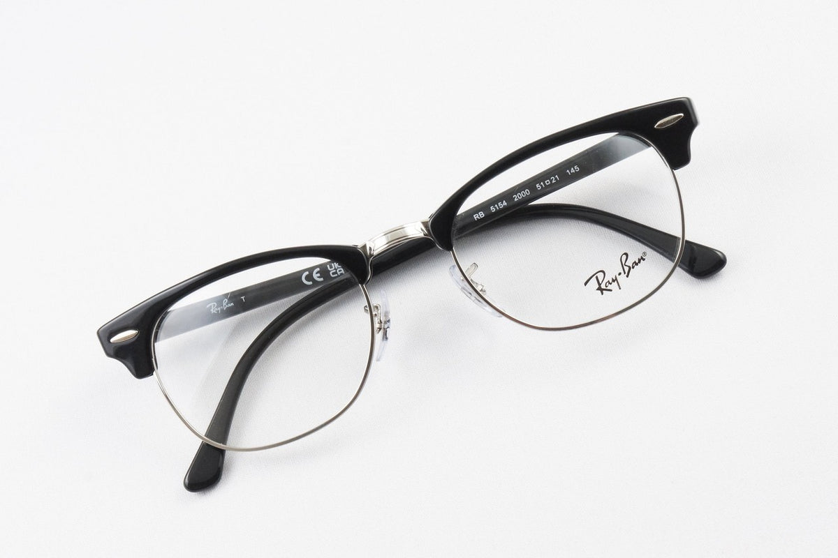 【降谷建志さん着用】Ray-Ban メガネ RX5154 2000 49サイズ 51サイズ 53サイズ CLUBMASTER サーモント ブロー クラブマスター レイバン 正規品 RB5154