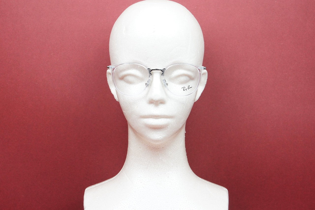 Ray-Ban クリア メガネ RX7140 2001 49サイズ 51サイズ ボスリントン ボストン ウェリントン 眼鏡 レイバン 正規品 RB7140