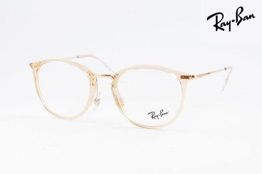 Ray-Ban クリア メガネ RX7140 8124 49サイズ 51サイズ ボスリントン ボストン ウェリントン 眼鏡 レイバン 正規品 RB7140