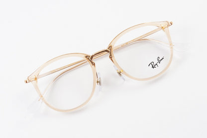 Ray-Ban クリア メガネ RX7140 8124 49サイズ 51サイズ ボスリントン ボストン ウェリントン 眼鏡 レイバン 正規品 RB7140