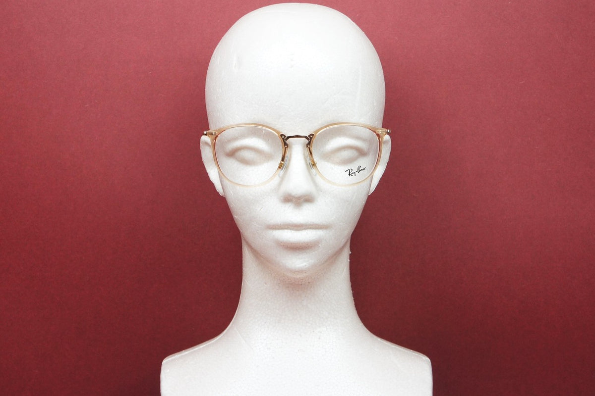 Ray-Ban クリア メガネ RX7140 8124 49サイズ 51サイズ ボスリントン ボストン ウェリントン 眼鏡 レイバン 正規品 RB7140