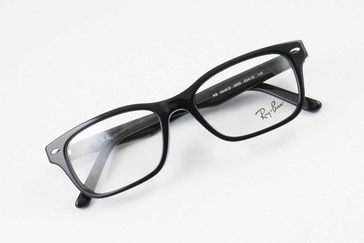 【泉里香さん着用】Ray-Ban メガネ RX5345-D 2000 53サイズ スクエア RB5345-D レイバン 正規品