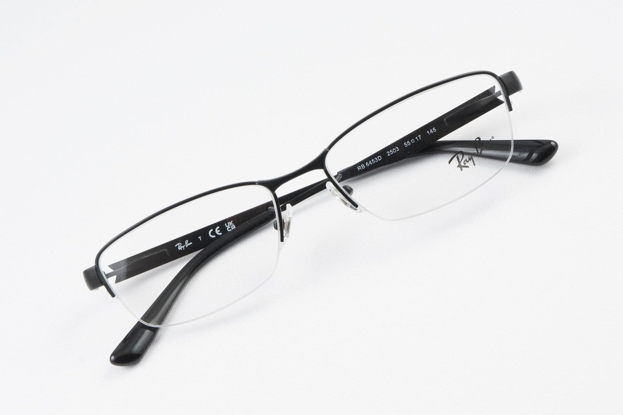 Ray-Ban メガネ RX6453D 2503 スクエア ナイロール ハーフリム RB6453D レイバン 正規品