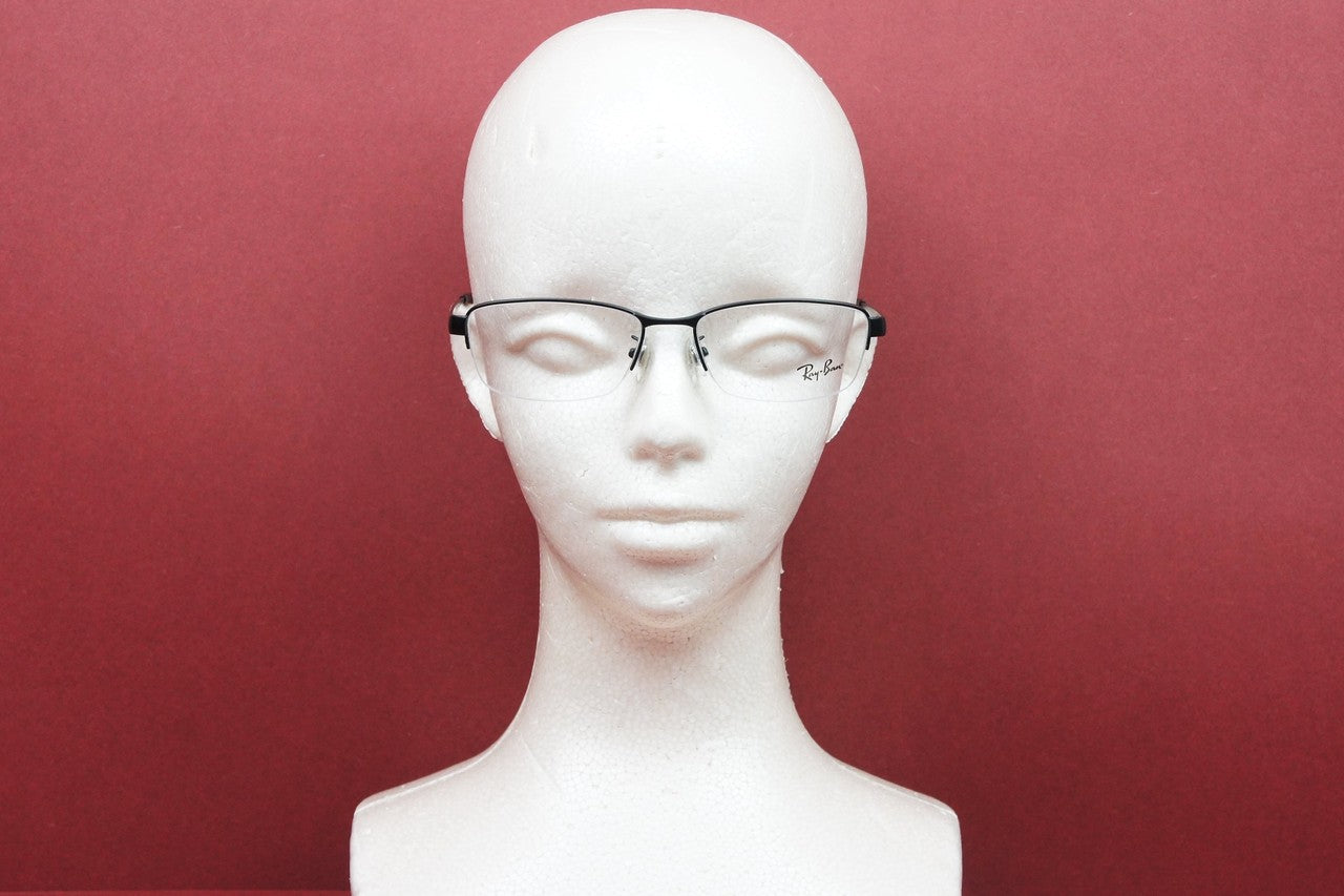 Ray-Ban メガネ RX6453D 2503 スクエア ナイロール ハーフリム RB6453D レイバン 正規品