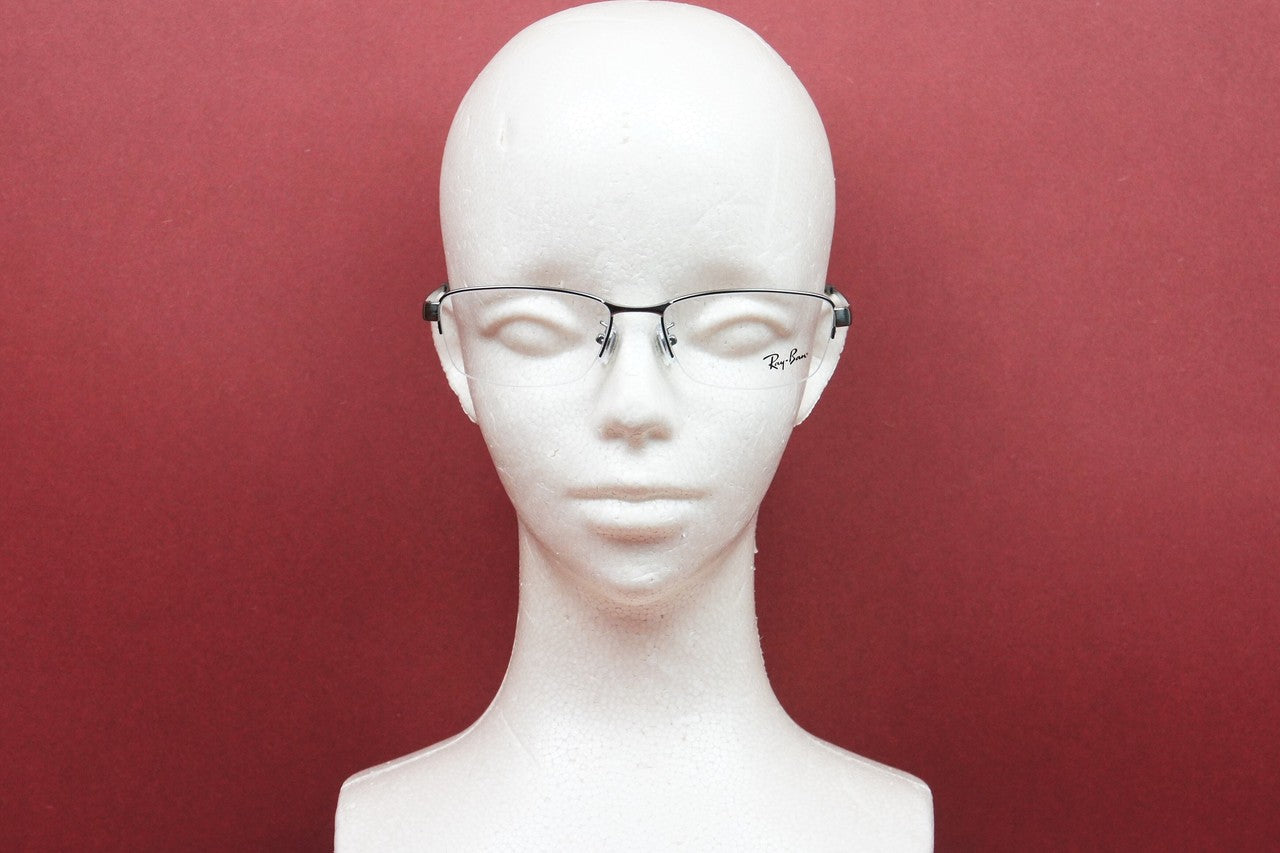Ray-Ban メガネ RX6453D 2553 スクエア ナイロール ハーフリム RB6453D レイバン 正規品
