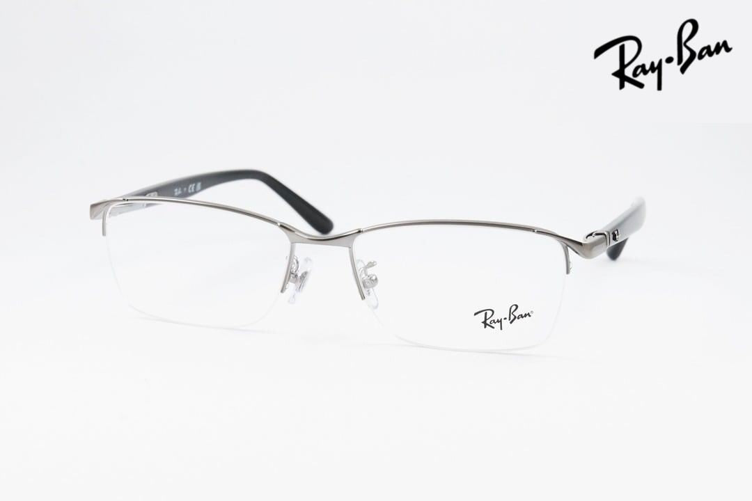 Ray-Ban メガネ RX6501D 2502 スクエア ナイロール ハーフリム RB6501D レイバン 正規品
