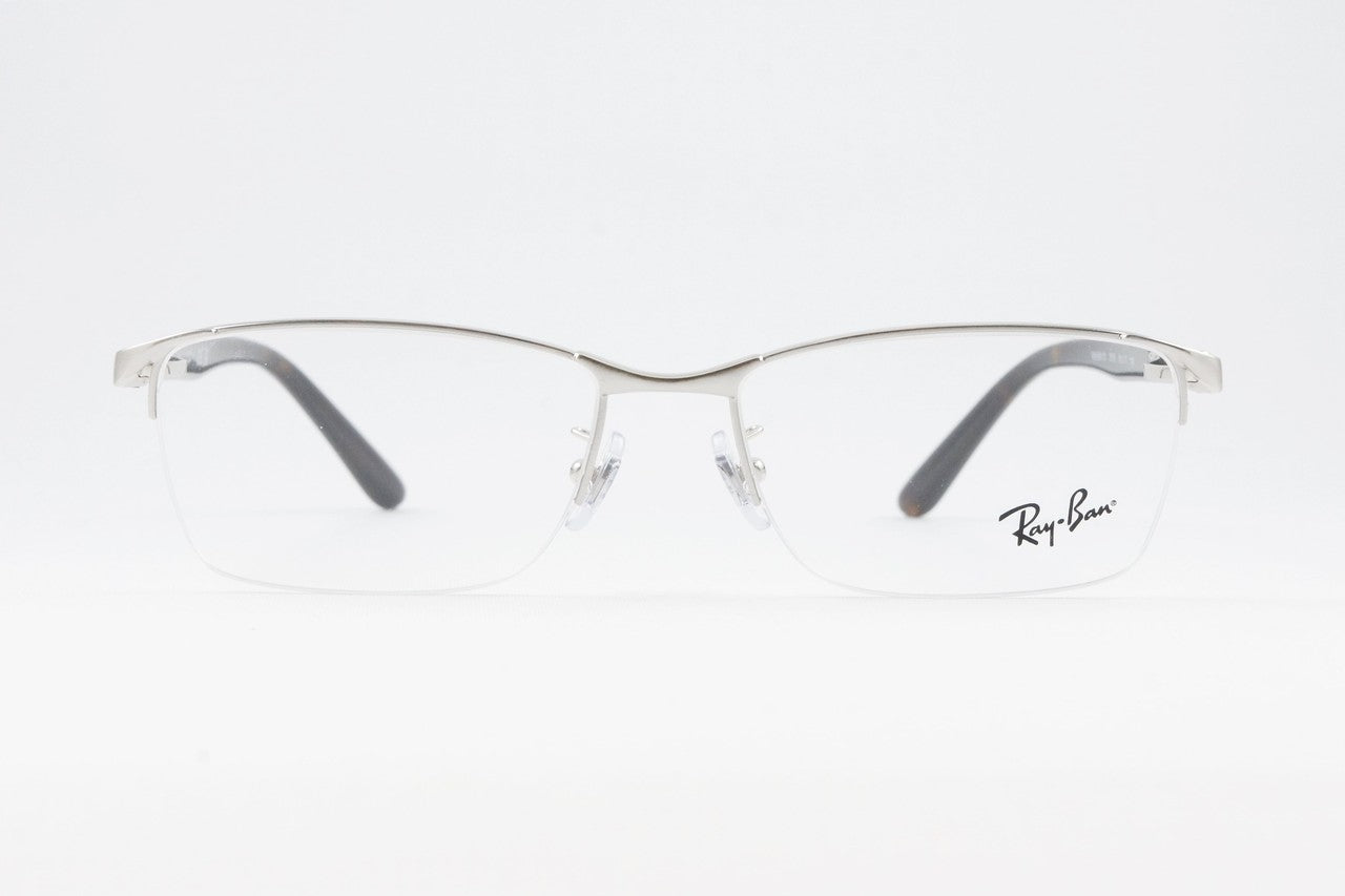 Ray-Ban メガネ RX6501D 2595 スクエア ナイロール ハーフリム RB6501D レイバン 正規品