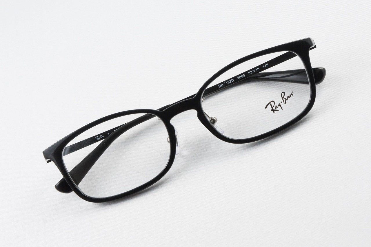Ray-Ban メガネ RX7182D 2000 53サイズ スクエア レイバン 正規品 RB7182D