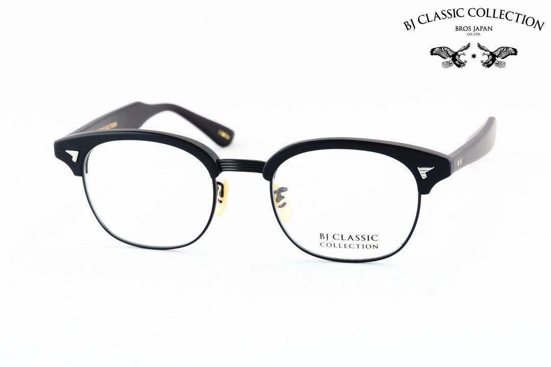 【100本限定モデル】BJ CLASSIC メガネ S-702 C-1M-5 サーモント ブロー チタン クラシカル 48サイズ BJクラシック 鯖江 日本製 正規品