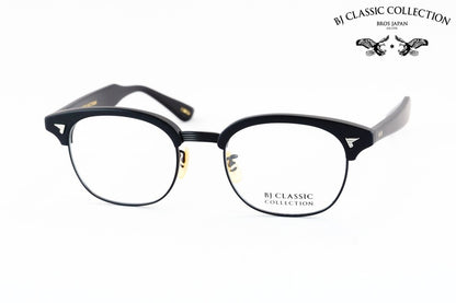 【100本限定モデル】BJ CLASSIC メガネ S-702 C-1M-5 サーモント ブロー チタン クラシカル 48サイズ BJクラシック 鯖江 日本製 正規品