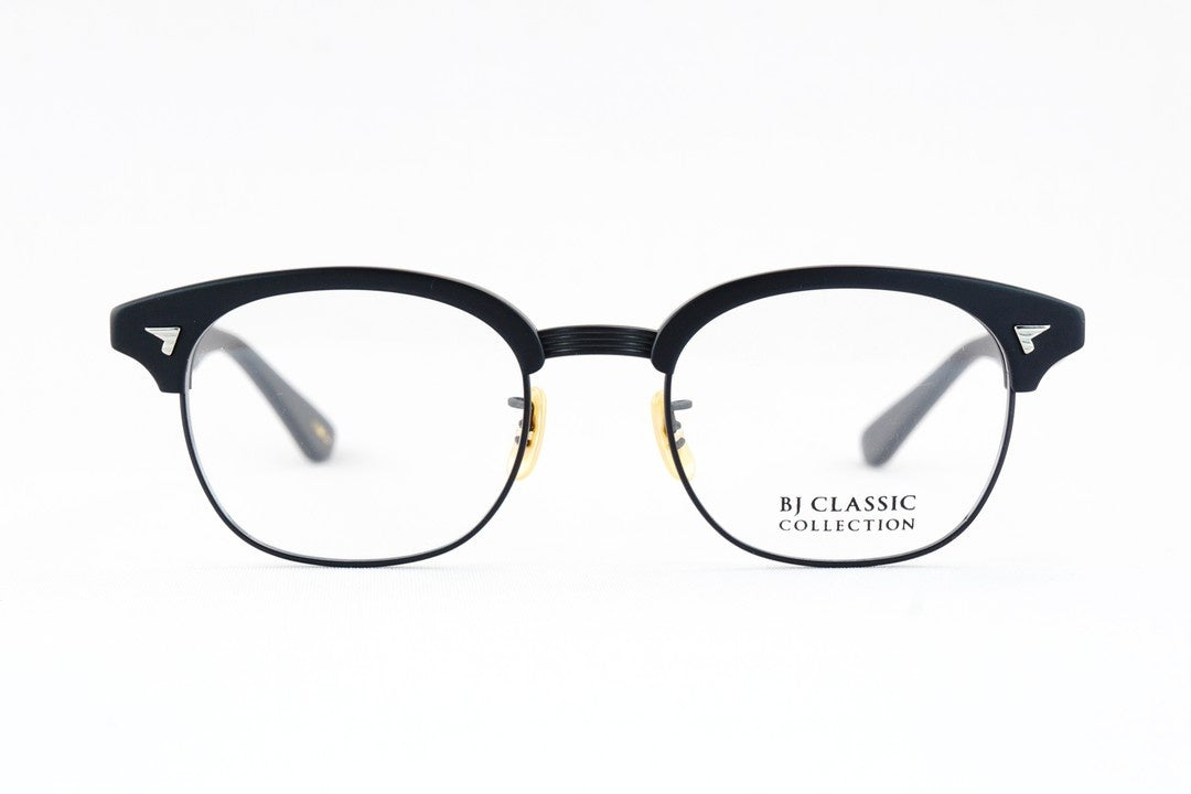 【100本限定モデル】BJ CLASSIC メガネ S-702 C-1M-5 サーモント ブロー チタン クラシカル 48サイズ BJクラシック 鯖江 日本製 正規品