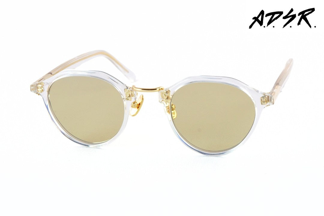 A.D.S.R. クリア サングラス SATCHMO 03c 47サイズ クラウンパント サッチモ コンビネーション ADSR エーディーエスアール 正規品