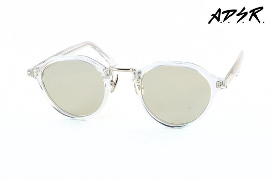 A.D.S.R. クリア サングラス SATCHMO 03d 47サイズ クラウンパント サッチモ コンビネーション ADSR エーディーエスアール 正規品