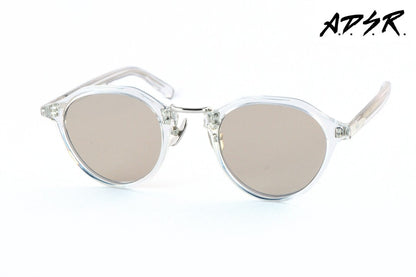 A.D.S.R. クリア サングラス SATCHMO 03e 47サイズ クラウンパント サッチモ コンビネーション ADSR エーディーエスアール 正規品
