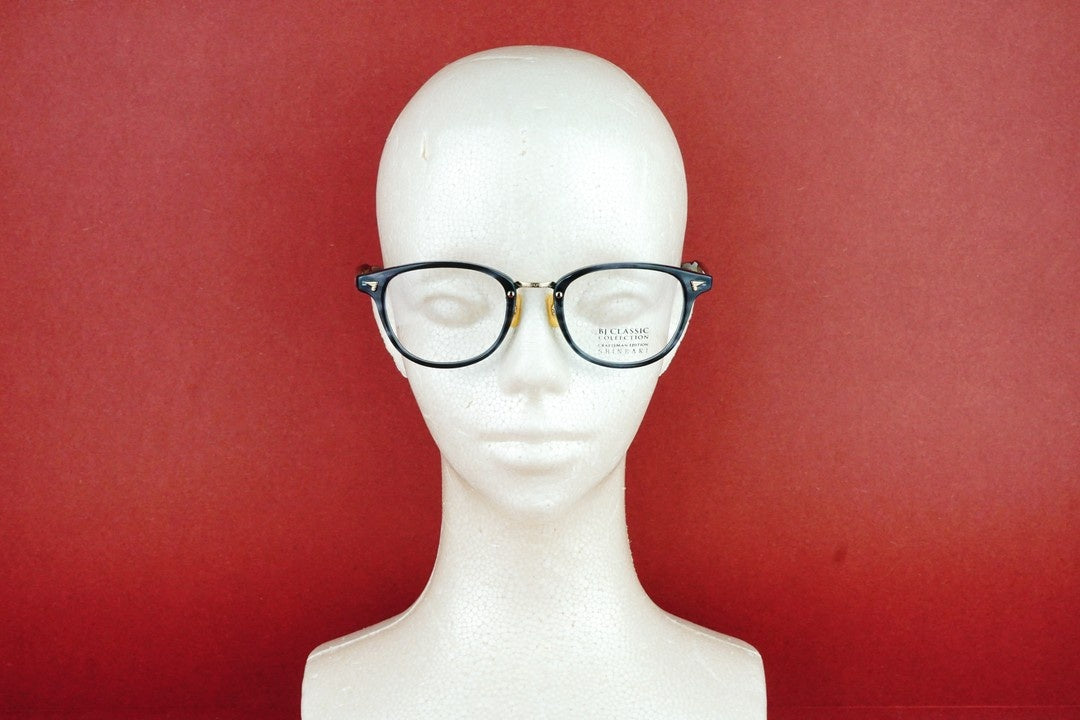 BJ CLASSIC メガネ SHINBARI SH-C548 C-90-1T ウェリントン セルロイド クラシカル ヴィンテージ 芯張り BJクラシック 鯖江 日本製 正規品