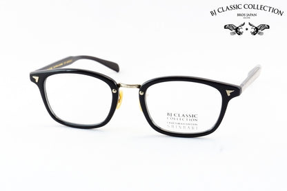 BJ CLASSIC メガネ SHINBARI SH-C579 C-1-1T スクエア ウエリントン セルロイド クラシカル ヴィンテージ 芯張り BJクラシック シンバリ 鯖江 日本製 正規品