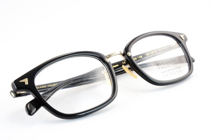 BJ CLASSIC メガネ SHINBARI SH-C579 C-1-1T スクエア ウエリントン セルロイド クラシカル ヴィンテージ 芯張り BJクラシック シンバリ 鯖江 日本製 正規品