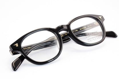 BJ CLASSIC メガネ SHINBARI SH-P569 C-1T ウェリントン セルロイド クラシカル ヴィンテージ 芯張り BJクラシック シンバリ 鯖江 日本製 正規品