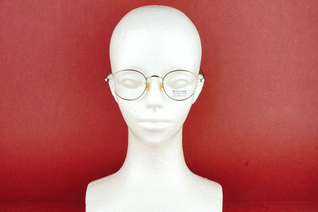 BJ CLASSIC メガネ SHINBARI SH-PM114 C-1 ボストン チタン クラシカル ヴィンテージ 芯張り BJクラシック シンバリ 鯖江 日本製 正規品