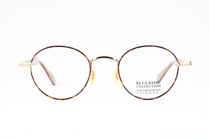 BJ CLASSIC メガネ SHINBARI SH-PM114S C-1-2F ボストン 七宝リム チタン クラシカル ヴィンテージ 芯張り BJクラシック シンバリ 鯖江 日本製 正規品