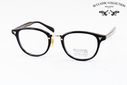BJ CLASSIC メガネ SHINBARI SH-C548 C-1-1T ウェリントン セルロイド クラシカル ヴィンテージ 芯張り BJクラシック 鯖江 日本製 正規品