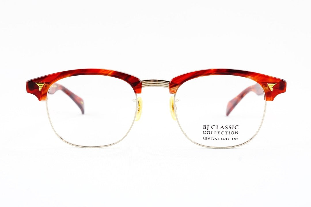 【ワンオク Takaさん着用モデル】BJ CLASSIC メガネ BROS BROW C-129-1 サーモント シリーズ ブロー セルロイド クラシカル BJクラシック 鯖江 日本製 正規品