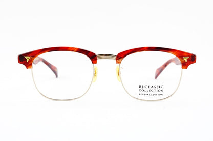 【ワンオク Takaさん着用モデル】BJ CLASSIC メガネ BROS BROW C-129-1 サーモント シリーズ ブロー セルロイド クラシカル BJクラシック 鯖江 日本製 正規品