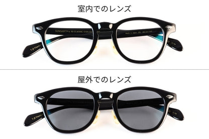 BJ CLASSIC 調光 サングラス SUNSHIFT S-JAZZ C-1a ウエリントン サンシフト BJクラシック 鯖江 日本製 正規品