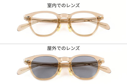 【目黒蓮さん着用】BJ CLASSIC 調光 サングラス SUNSHIFT S-JAZZ C-138a ウエリントン サンシフト BJクラシック 鯖江 日本製 正規品