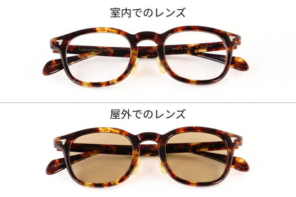 BJ CLASSIC 調光 サングラス SUNSHIFT S-P551 C-2 サンシフト ウェリントン セルロイド チタン クラシカル BJクラシック 鯖江 日本製 正規品