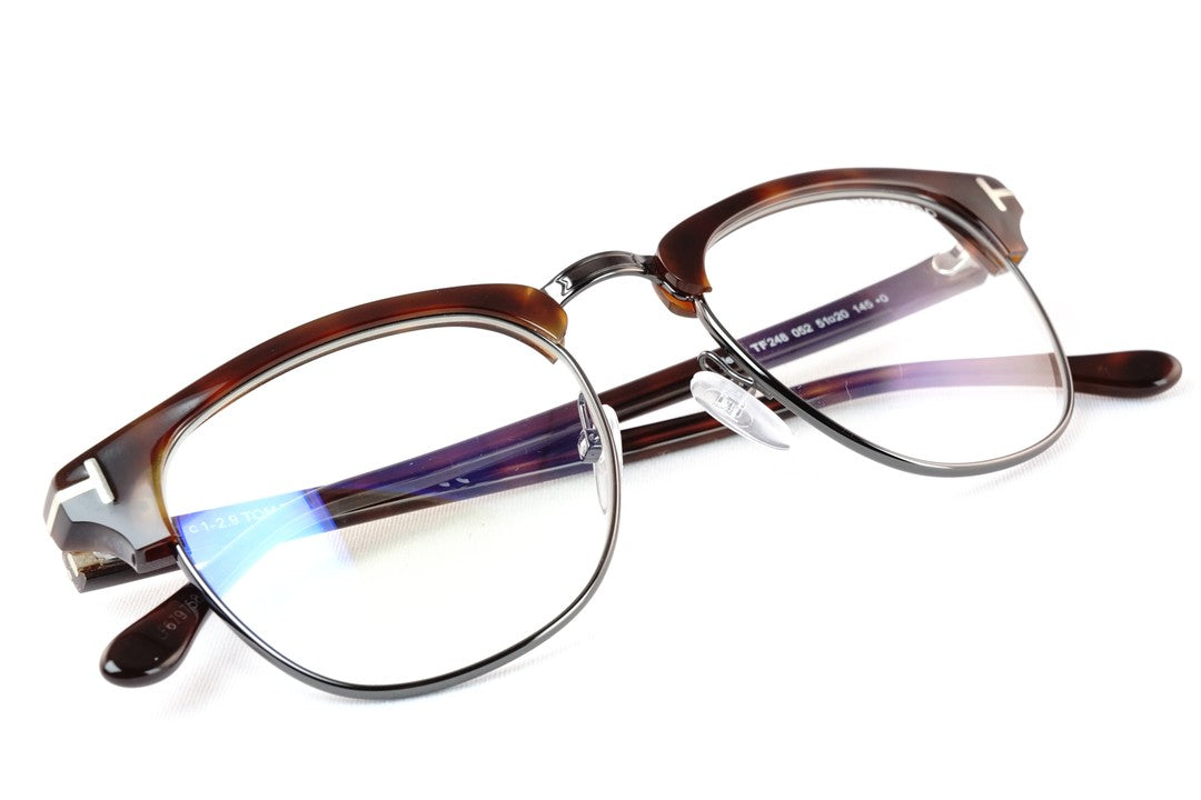 TOM FORD ブルーライトカット TF248 052 Henry ボストン ブロー サーモントITALY イタリア製 トムフォード