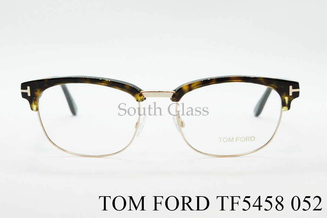TOM FORD メガネ TF5458 052 サーモント ブロー メタル クラシック メンズ レディース 眼鏡 おしゃれ アジアンフィット トムフォード