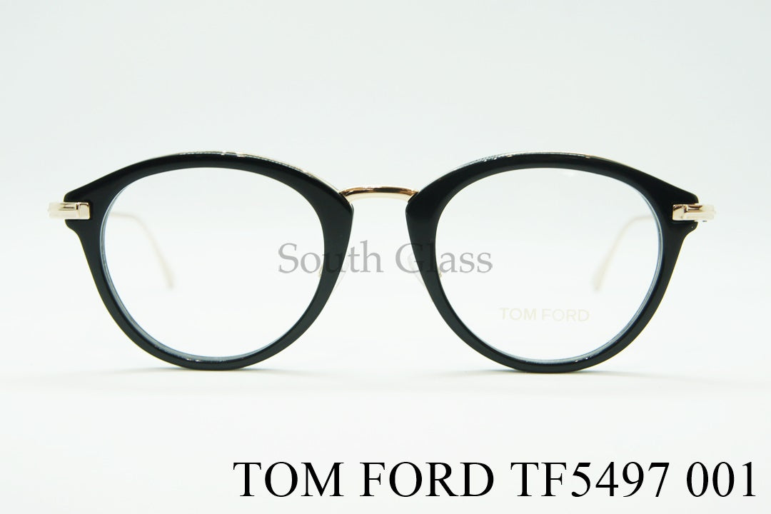 TOM FORD メガネ TF5497 001 ボストン コンビネーション メンズ レディース おしゃれ アジアンフィット トムフォード