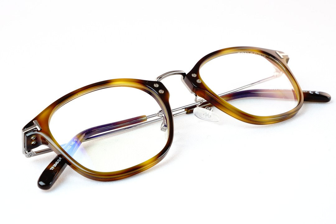TOM FORD ブルーライトカット TF5649-D-B 056 日本限定 ウェリントンコンビネーション メンズ レディース 眼鏡 メガネ トムフォード