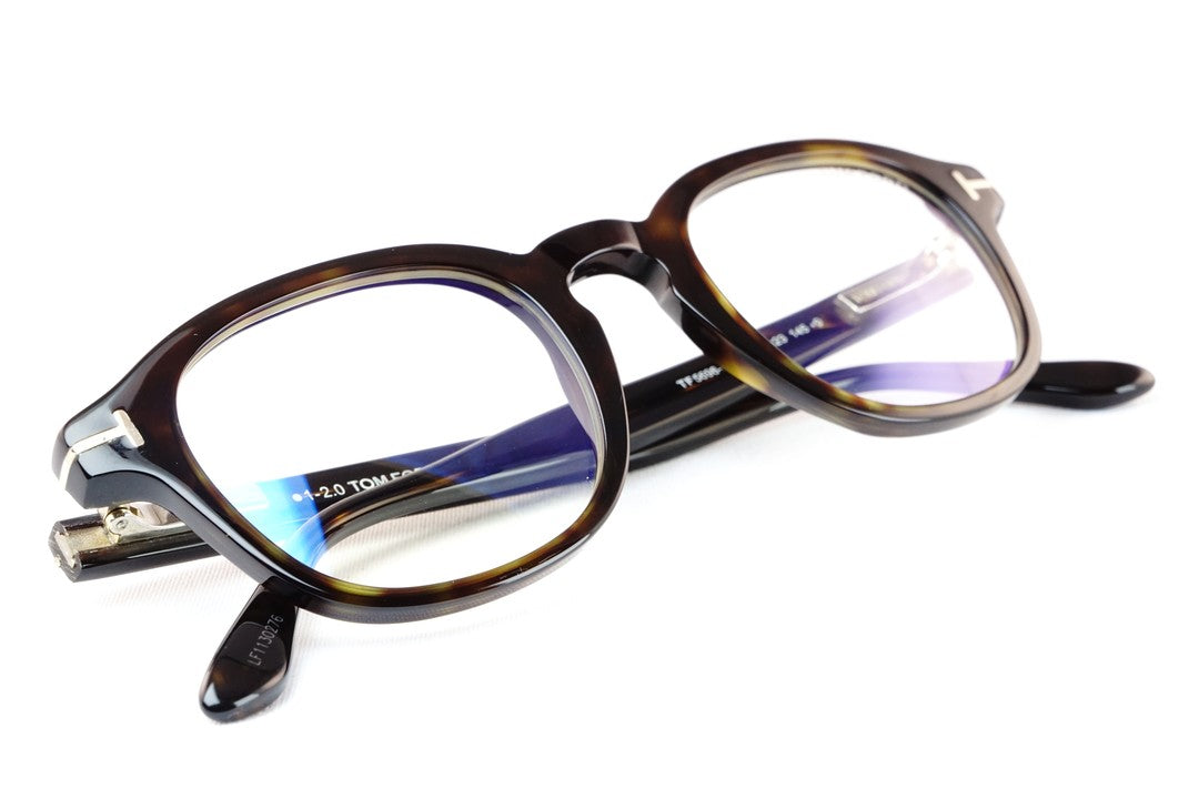 TOM FORD ブルーライトカット TF5698-B 052 ボストンクラシカル メンズ レディース おしゃれ アジアンフィット メガネ ITALY イタリア製 トムフォード