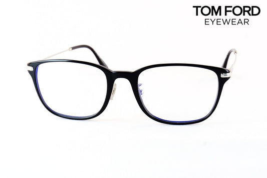TOM FORD ブルーライトカット TF5715-D-B 001 スクエアメンズ レディース 眼鏡 おしゃれ アジアンフィット メガネ トムフォード