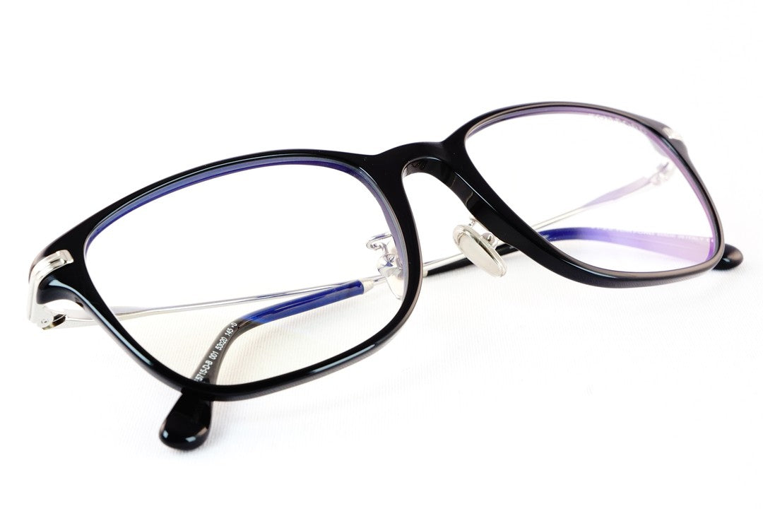 TOM FORD ブルーライトカット TF5715-D-B 001 スクエアメンズ レディース 眼鏡 おしゃれ アジアンフィット メガネ トムフォード
