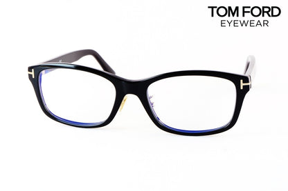 TOM FORD メガネ TF5724-D-B 001 スクエア ブルーライトカット ITALY イタリア製 トムフォード
