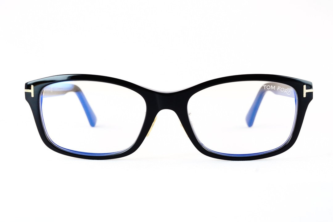 TOM FORD メガネ TF5724-D-B 001 スクエア ブルーライトカット ITALY イタリア製 トムフォード