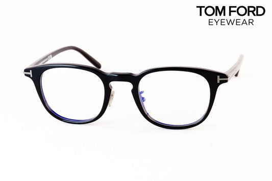 TOM FORD ブルーライトカット TF5725-D-B-N 001 ウェリントン メンズ レディース 眼鏡 アジアンフィット メガネ トムフォード