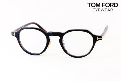 TOM FORD ブルーライトカット TF5726-D-B 001 クラウンパント ボストンメンズ レディース おしゃれ アジアンフィット