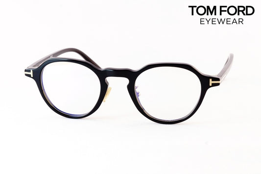 TOM FORD ブルーライトカット TF5726-D-B 001 クラウンパント ボストンメンズ レディース おしゃれ アジアンフィット
