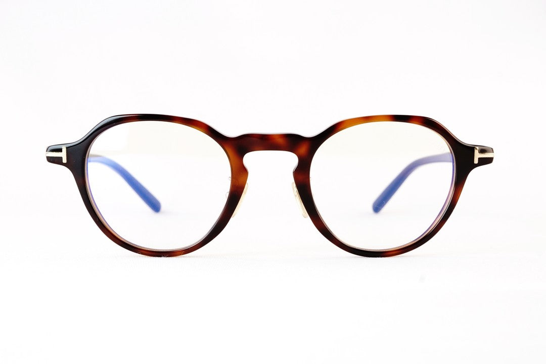TOM FORD ブルーライトカット TF5726-D-B 052 クラウンパントボストン メンズ レディース おしゃれ アジアンフィット メガネ トムフォード