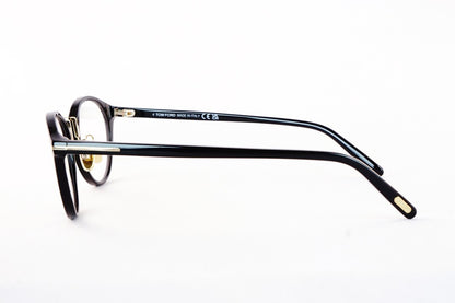 TOM FORD ブルーライトカット TF5728-D-B 001 ボスリントン ウェリントン ボストン メンズ レディース 眼鏡 アジアンフィット メガネ コンビネーション トムフォード