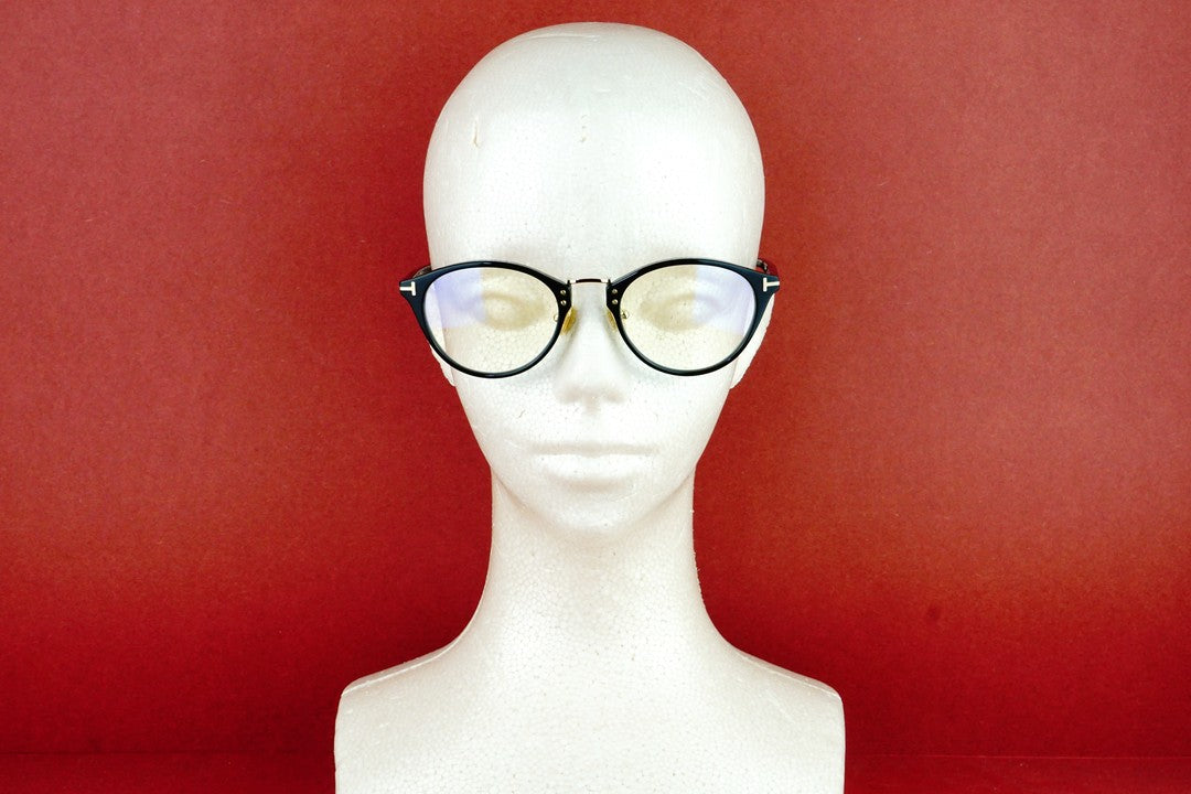 TOM FORD ブルーライトカット TF5728-D-B 001 ボスリントン ウェリントン ボストン メンズ レディース 眼鏡 アジアンフィット メガネ コンビネーション トムフォード