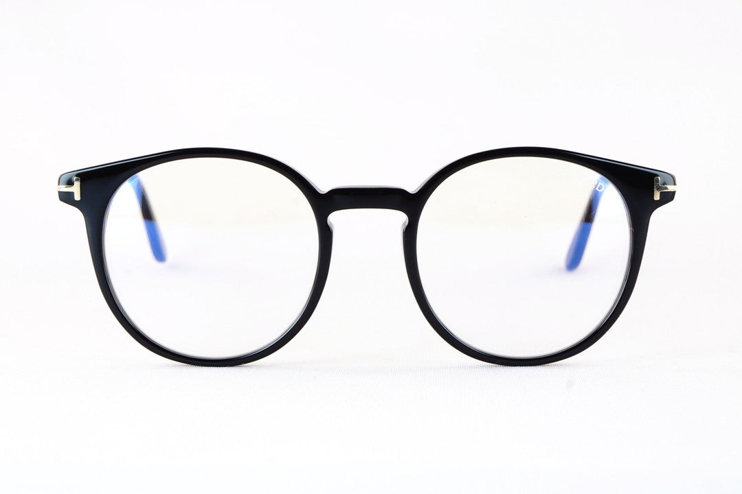 TOM FORD ブルーライトカット TF5796-K-B 001 ボストン クラシカル セルフレーム メガネ フレーム トムフォード